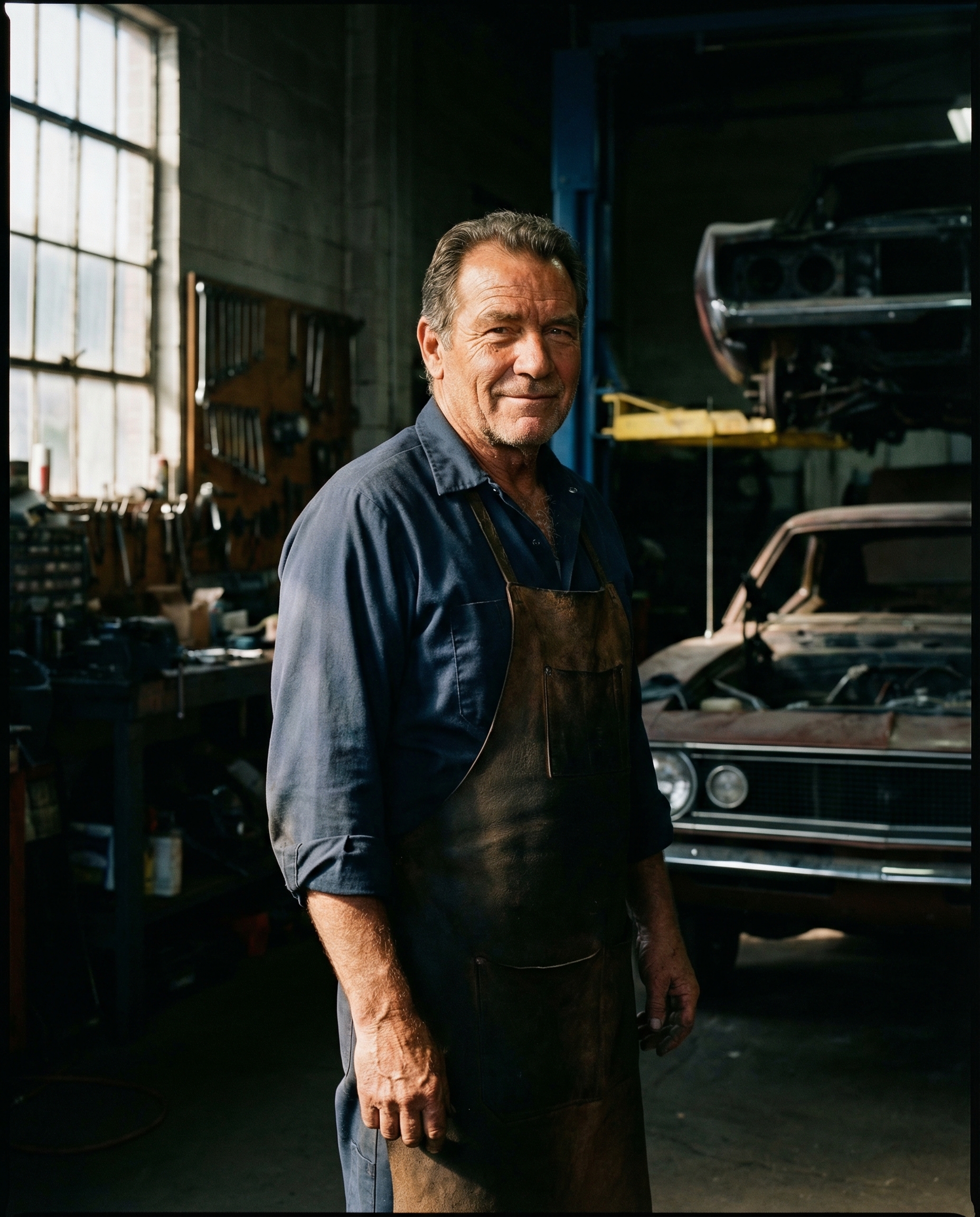 Frank — master restorer and drag racing veteran